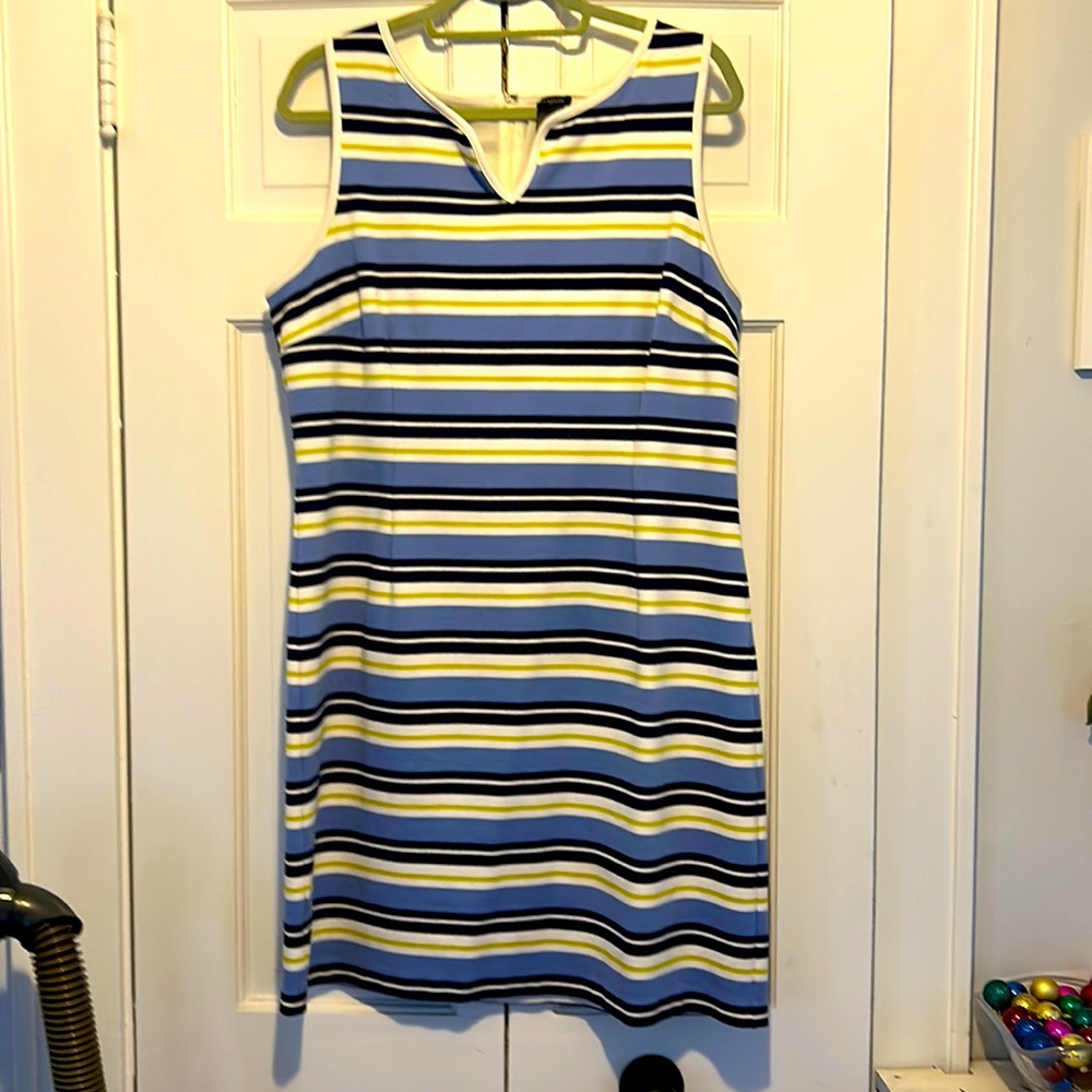 Beautiful Ann Taylor factory striped dress.